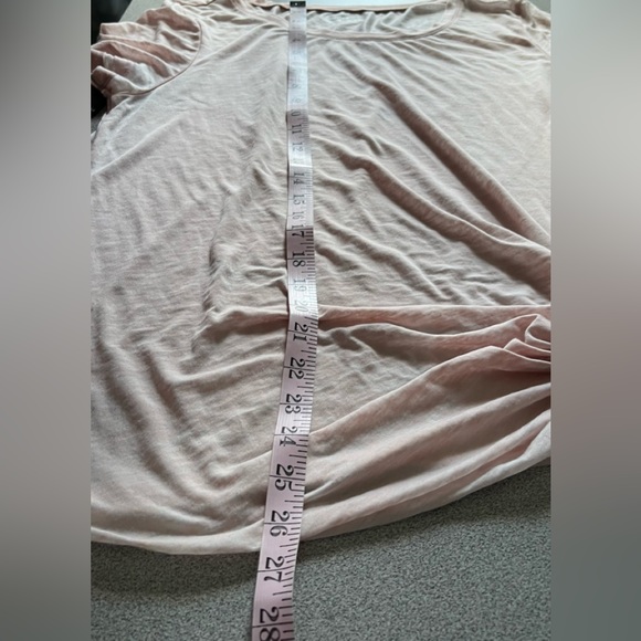 Susina Semi Sheer Pink Side Tied T-Shirt Size XL - Picture 8 of 8